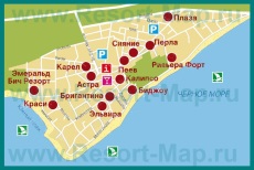 Карта отелей Равды