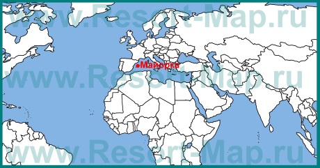 Остров Майорка на карте мира