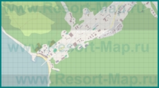 Подробная карта курорта Джанхот