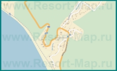 Подробная карта Катковой Щели с улицами и номерами домов