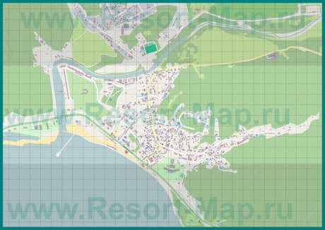 Подробная карта поселка Лермонтово