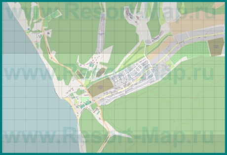 Подробная карта поселка Сукко