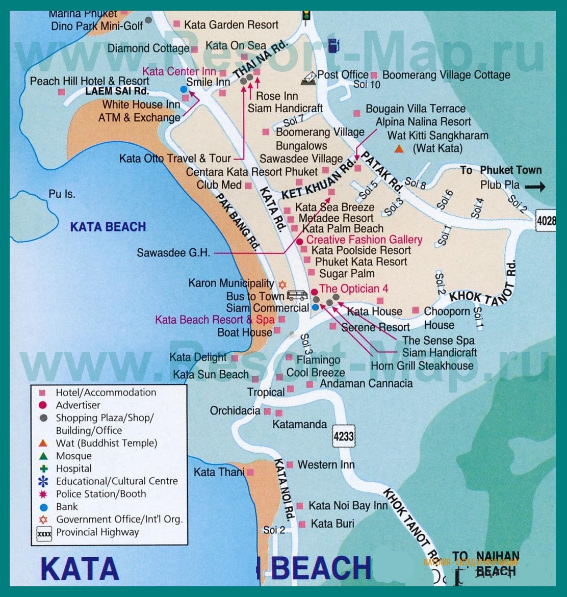 Пляж Карта Пхукет Фото
