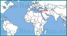 Анталия на карте мира