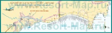 Подробная карта курорта Муйне